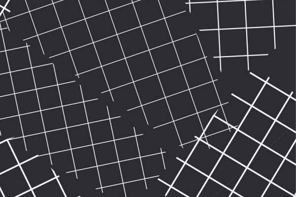 几何线条拼接格子印花矢量图服装纺织数码印花素材