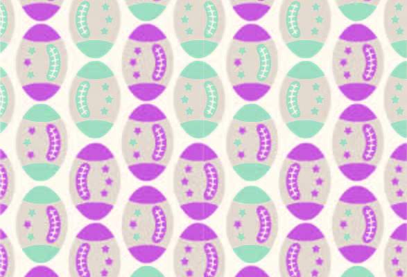 几何棒球图案拼接印花矢量图服装纺织数码印花花型素材