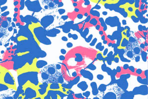 色彩几何涂鸦印花矢量图服装纺织数码印花花型素材