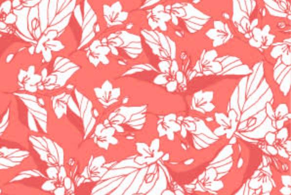 几何植物叶子印花矢量图服装纺织数码印花花型素材