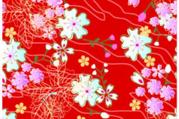 几何植物花纹印花矢量图服装纺织面料数码印花花型素材