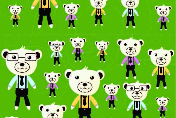 卡通动漫人物拼接印花矢量图服装纺织数码印花花型素材