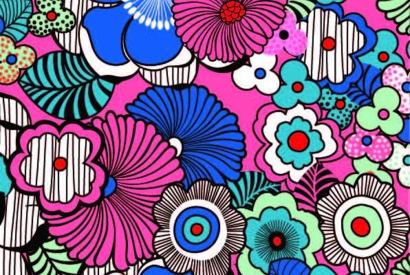 多彩几何花纹印花矢量图服装纺织面料数码印花花型素材