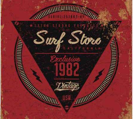 几何花纹圆形字母印花矢量图服装裁片T恤烫图印花花型素材