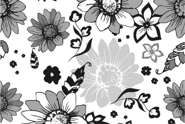 几何植物花纹印花矢量图服装纺织数码印花花型素材