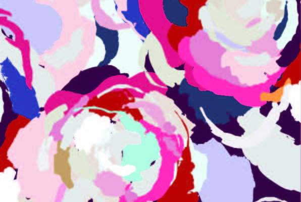 几何色彩涂鸦印花矢量图服装纺织数码印花花型素材