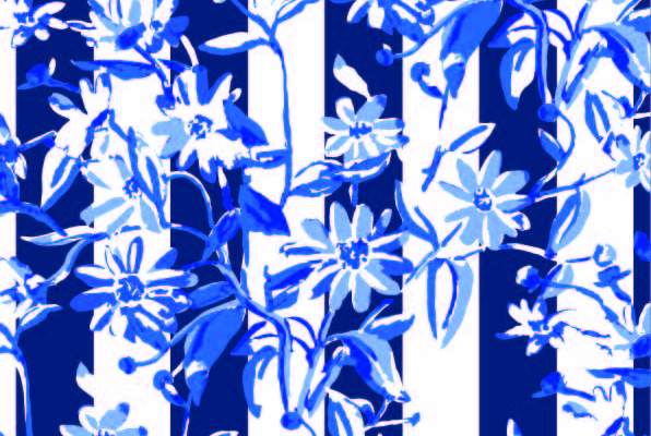 几何条子花纹印花矢量图服装纺织数码印花花型素材