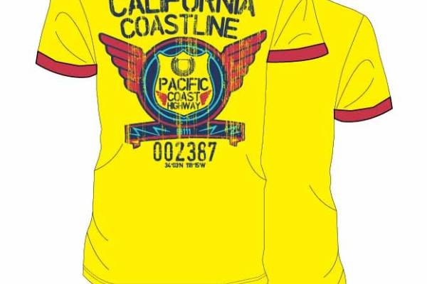 几何盾牌字母印花矢量图服装裁片T恤烫图印花花型素材