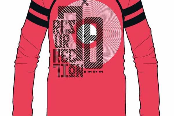 几何线条圆圈字母印花矢量图服装裁片T恤烫图印花花型素材