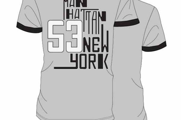 字母数字涂鸦印花矢量图服装裁片T恤烫图印花花型素材