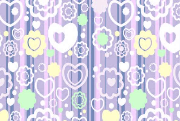 几何图案心形印花矢量图服装纺织数码印花花型素材