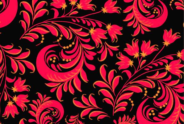 几何花纹植物叶子印花矢量图服装纺织数码印花花型素材