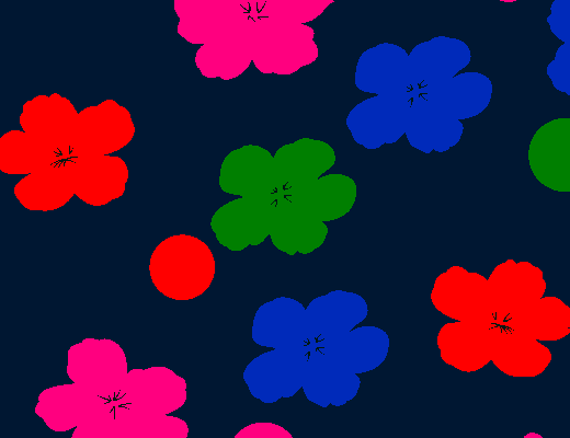 几何图案圆点花朵印花矢量图服装纺织水印数码印花金昌花型素材