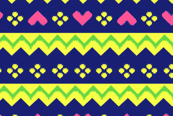 几何图案心形印花矢量图服装纺织水印数码印花金昌花型素材