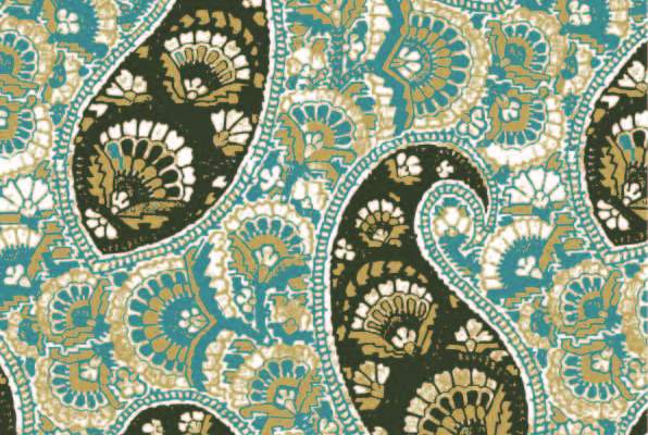 复古民族风腰果花纹印花矢量图服装纺织数码印花花型素材