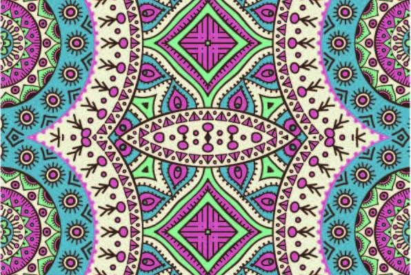 几何花纹民族风印花矢量图服装纺织数码印花花型素材