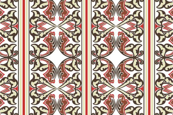 几何花纹民族风印花矢量图服装纺织数码印花花型素材