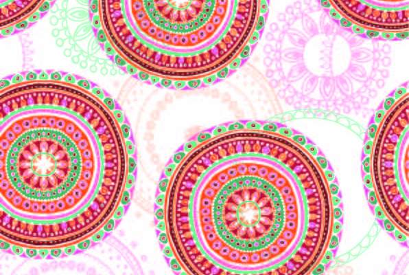 几何花纹民族风印花矢量图服装纺织数码印花花型素材