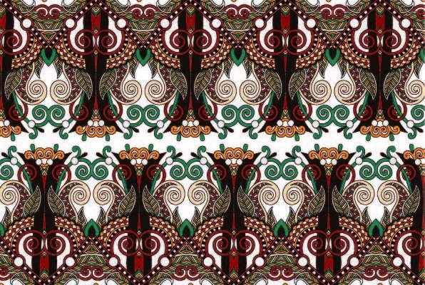 几何花纹民族风印花矢量图服装纺织数码印花花型素材