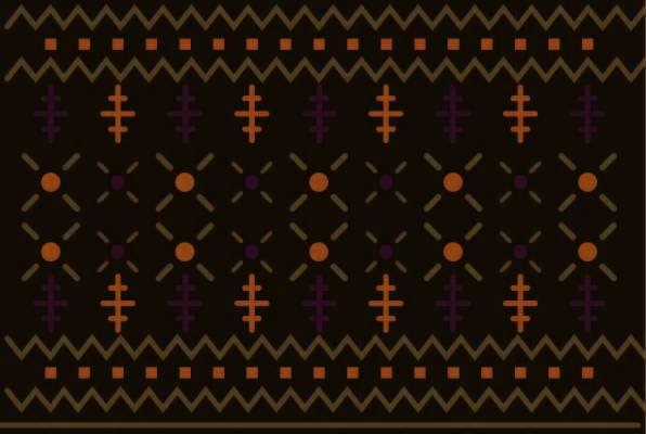 几何花纹民族风波浪条纹印花矢量图服装纺织数码印花花型素材