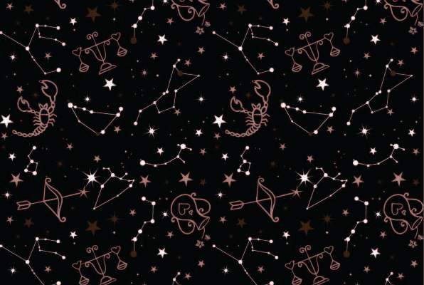 几何星座条纹印花矢量图服装纺织数码印花花型素材