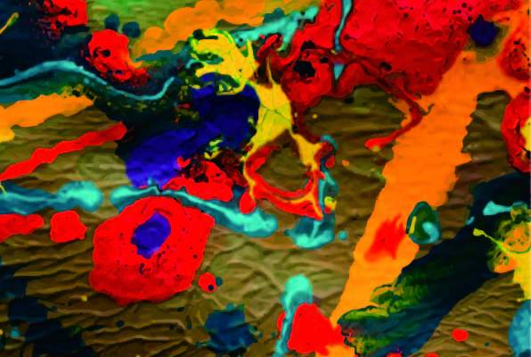 色彩几何涂鸦印花矢量图服装纺织数码印花素材