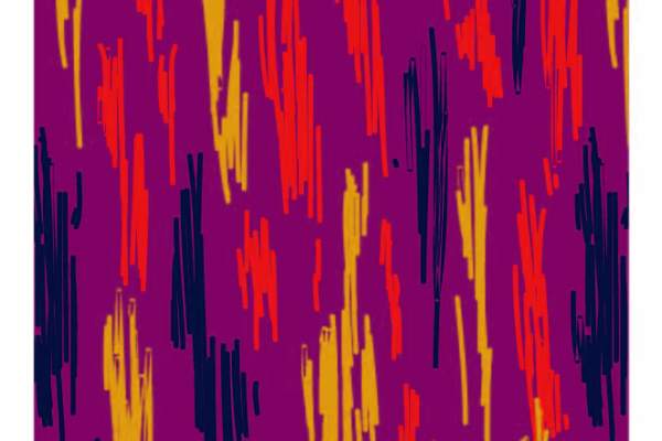 几何线条涂鸦印花矢量图服装纺织数码印花花型素材