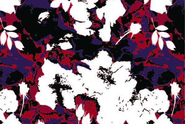 色彩涂鸦植物花卉叶子印花矢量图服装纺织数码印花花型素材