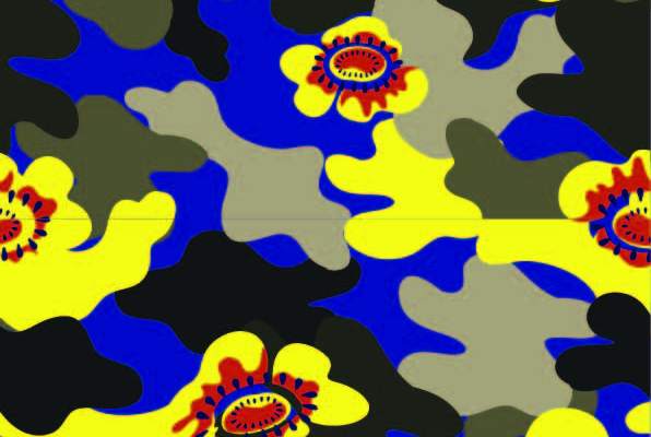 几何图案迷彩印花矢量图服装纺织数码印花花型素材