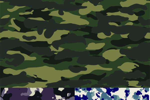 几何图案迷彩印花矢量图服装纺织数码印花花型素材