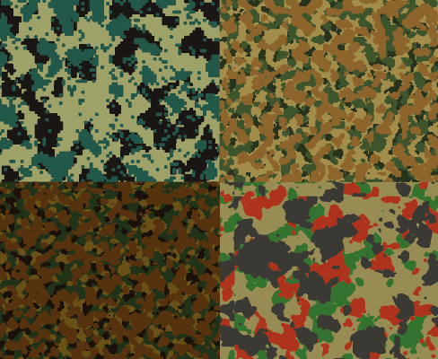 几何图案迷彩印花矢量图服装纺织数码印花花型素材