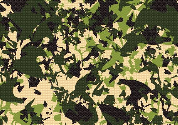 几何图案迷彩印花矢量图服装纺织数码印花花型素材