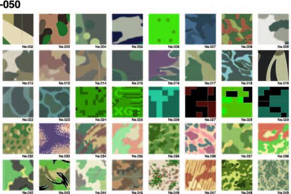 几何图案迷彩印花矢量图服装纺织数码印花花型素材