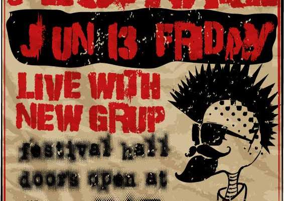 涂鸦人物图案字母印花矢量图服装裁片T恤烫图印花花型素材