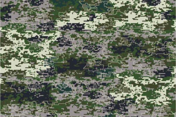 几何图案迷彩印花矢量图服装纺织数码印花花型素材