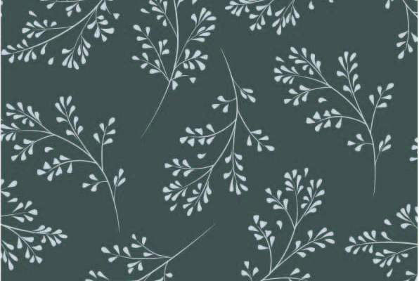 植物花纹叶子印花矢量图服装纺织数码印花花型素材