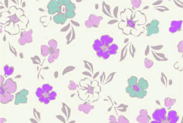 植物小花朵印花矢量图服装纺织数码印花花型素材