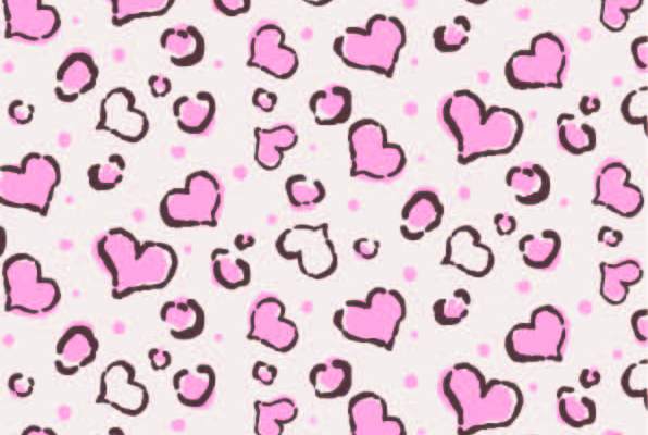 几何图案爱心印花矢量图服装纺织数码印花花型素材