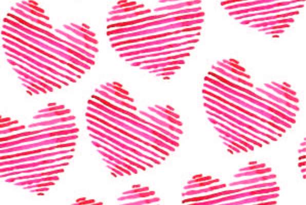 几何线条拼接爱心印花矢量图服装纺织数码印花花型素材