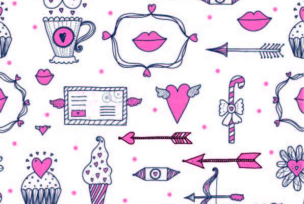 几何图案字母印花矢量图服装纺织数码印花花型素材