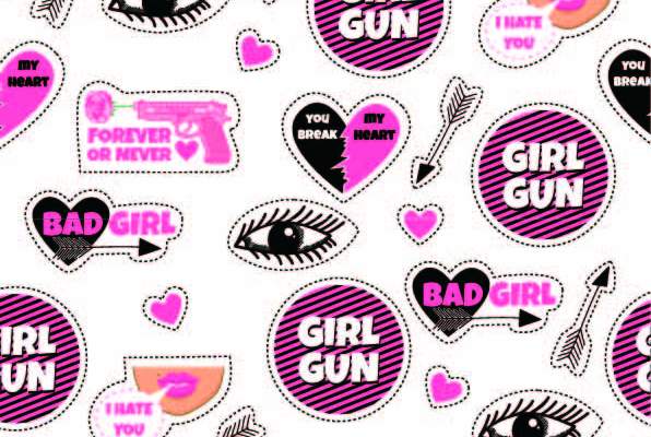 几何图案字母印花矢量图服装纺织数码印花花型素材