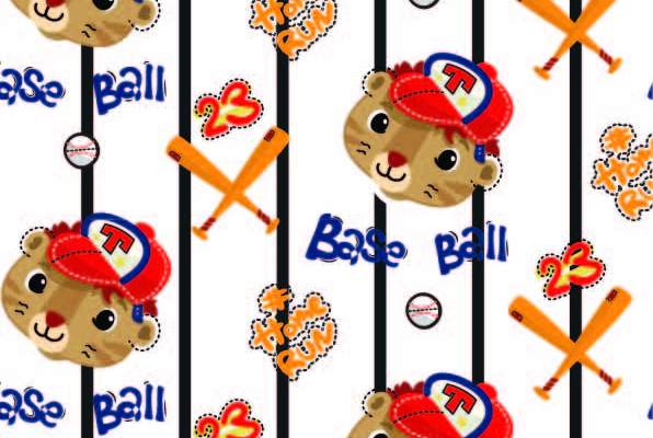 几何条子卡通老虎字母印花矢量图服装纺织数码印花花型素材