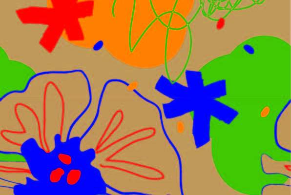 几何植物花纹印花矢量图服装纺织数码印花花型素材