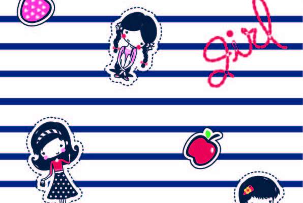 几何条子卡通人物字母果实印花矢量图服装纺织数码印花花型素材