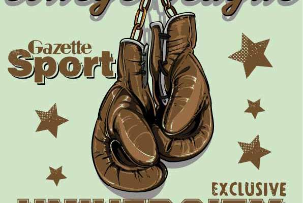 字母拳击手套五角星印花矢量图服装裁片T恤烫图印花花型素材