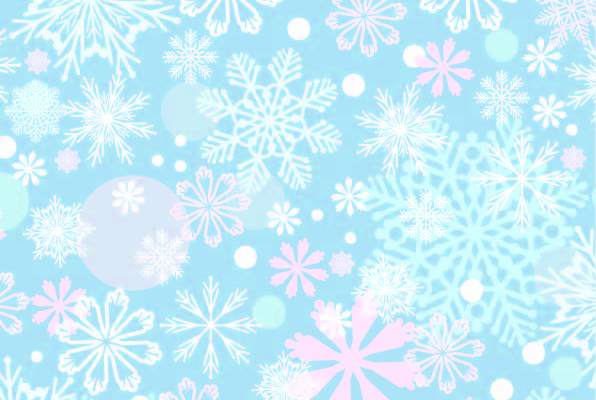 雪花图案印花矢量图服装纺织数码印花花型素材