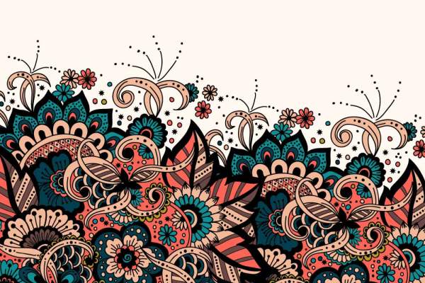 几何花纹印花矢量图服装纺织数码印花花型素材