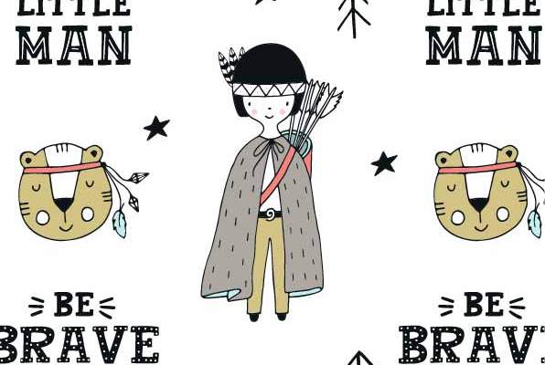 卡通图案人物字母印花矢量图服装纺织数码印花花型素材