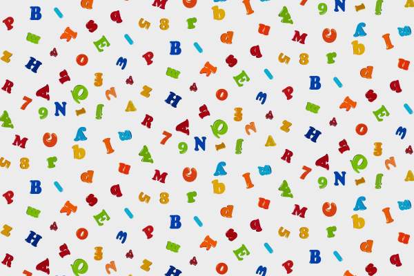 字母数字图案印花矢量图服装纺织数码印花花型素材