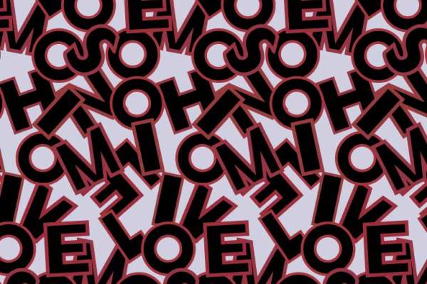 几何图案字母MOSCHINO印花矢量图服装纺织数码印花花型素材